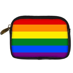 Lgbt Rainbow Pride Flag Digital Camera Leather Case by lgbtnation