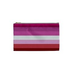 Lesbian Pride Flag Cosmetic Bag (small) by lgbtnation