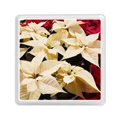 Christmas Poinsettia Decoration Memory Card Reader (square) by Pakrebo