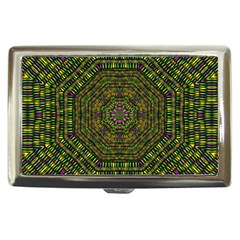 Peace Flower Planet And Calm Fire Cigarette Money Case by pepitasart