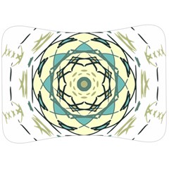 Circle Vector Background Abstract Velour Seat Head Rest Cushion by HermanTelo