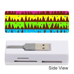 Illustration Abstract Graphic Rainbow Memory Card Reader (stick) by HermanTelo