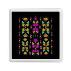 Roses As Lotus Flowers Decorative Memory Card Reader (square) by pepitasart