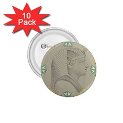 Pharaoh Egyptian Design Man King 1 75  Buttons (10 Pack) by Sapixe