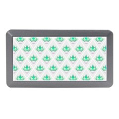 Plant Pattern Green Leaf Flora Memory Card Reader (mini) by HermanTelo