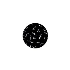 Scribbles Lines Drawing Picture 1  Mini Buttons by Sapixe