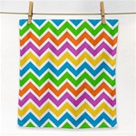 Chevron Pattern Design Texture Face Towel Front
