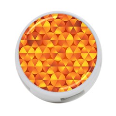 Background Triangle Circle Abstract 4-port Usb Hub (one Side) by Bajindul