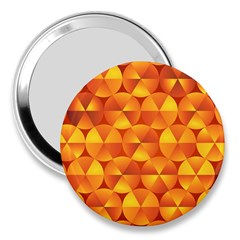Background Triangle Circle Abstract 3  Handbag Mirrors by Bajindul