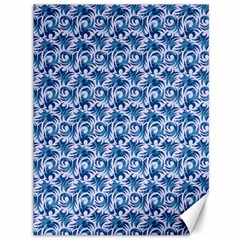 Blue Pattern Scrapbook Canvas 36  X 48  by Bajindul