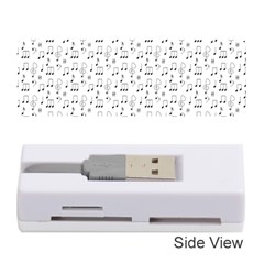 Music Notes Background Wallpaper Memory Card Reader (stick) by Bajindul