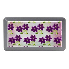 Purple Flower Memory Card Reader (mini) by Bajindul