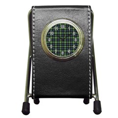 Abercrombie Tartan Pen Holder Desk Clock by impacteesstreetwearfour