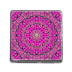 From The Sky Came Flowers In Calm Bohemian Peace Memory Card Reader (square 5 Slot) by pepitasart