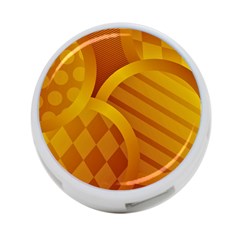 Background Abstract Shapes Circle 4-port Usb Hub (two Sides) by Pakrebo