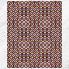 Ornate Oval  Pattern Yellow Blue Canvas 11  X 14  by BrightVibesDesign