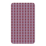 Ornate Oval  Pattern Red Pink Memory Card Reader (Rectangular) Front