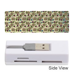 Distressed Cracked Doll Head Pattern Memory Card Reader (stick) by snowwhitegirl