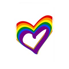 Rainbow Heart Colorful Lgbt Rainbow Flag Colors Gay Pride Support Memory Card Reader (rectangular) by yoursparklingshop