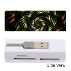 Fractal Christmas Colors Christmas Memory Card Reader (stick) by Pakrebo
