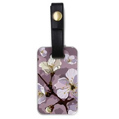 Peach Blossom Seamless Pattern Vector Luggage Tag (one Side) by Sobalvarro