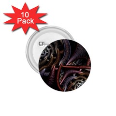 Geometry Math Fractal Art 1 75  Buttons (10 Pack) by Pakrebo