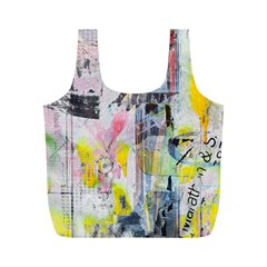 Graffiti Graphic Full Print Recycle Bag (m) by ArtistRoseanneJones