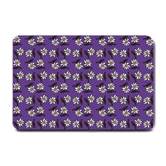 Daisy Purple Small Doormat  by snowwhitegirl