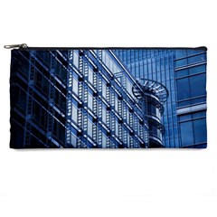 Abstract Architecture Azure Pencil Cases by Pakrebo