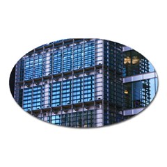 Abstract Architecture Background Oval Magnet by Pakrebo
