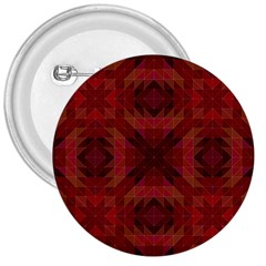 Maroon Triangle Pattern Seamless 3  Buttons by Pakrebo