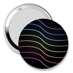 Wallpaper Background Colors Neon 3  Handbag Mirrors by Bajindul