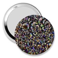 Circle Plasma Artistically Abstract 3  Handbag Mirrors by Bajindul