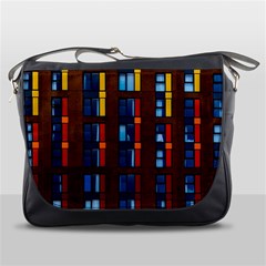 Architecture Color Colour Windows Messenger Bag by Pakrebo