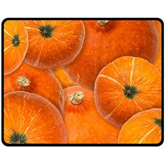 Pumpkin Halloween Fall Thanksgiving Fleece Blanket (medium)  by Pakrebo