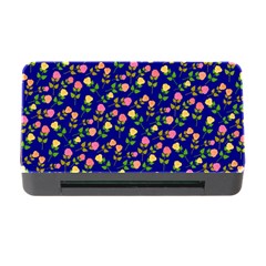 Flowers Roses Blue Memory Card Reader With Cf by Bajindul