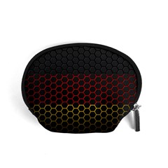 Germany Flag Hexagon Accessory Pouch (small) by HermanTelo