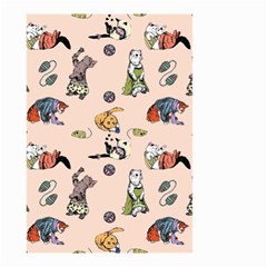 Funny Cats Small Garden Flag (two Sides) by Sobalvarro