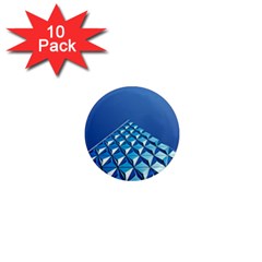 Art Building Pattern Abstract 1  Mini Magnet (10 Pack)  by Pakrebo