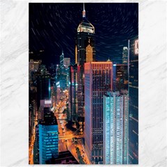 High Rise Buildings With Lights Canvas 12  X 18  by Pakrebo