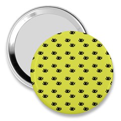 Yellow Eyes 3  Handbag Mirrors by snowwhitegirl