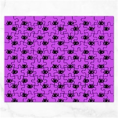 Purple Eyes Rectangular Jigsaw Puzzl by snowwhitegirl
