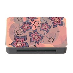 Flowers Orange Purple Warm Memory Card Reader With Cf by Bajindul