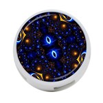Fun Photo Amazing Art Kaleidoscope Mosaic 4-Port USB Hub (One Side) Front