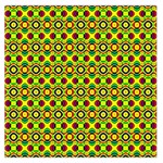 Background Pattern Geometrical Large Satin Scarf (Square) Front