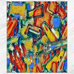 Colorful Painted Shapes                      Canvas 8  X 10  by LalyLauraFLM