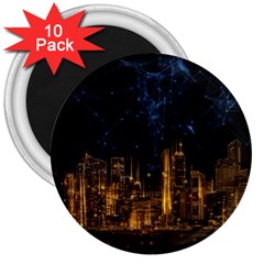 Architecture Buildings City 3  Magnets (10 Pack)  by Wegoenart
