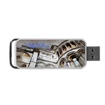 Building Architecture Columns Portable USB Flash (Two Sides) Front
