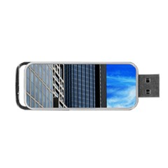 Architecture Frankfurt Houses Portable Usb Flash (two Sides) by Wegoenart