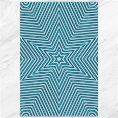 Lines Blue Repeating Textile Canvas 20  X 30  by Wegoenart